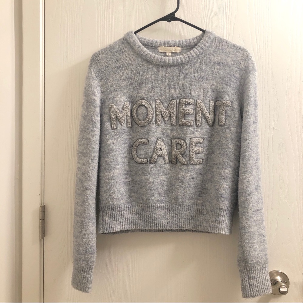 Womens crewneck blue sweater XS